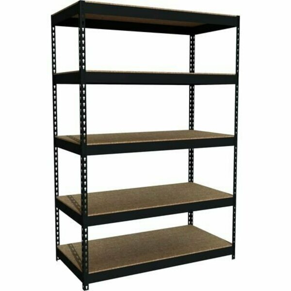 Lorell SHELVING, RIVETED, 24X48X72 LLR60624